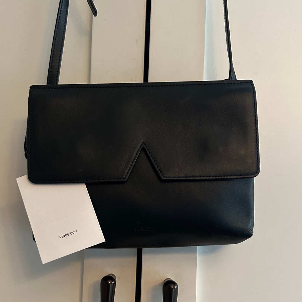 VINCE MINI CROSSBODY WITH V CUTOUT